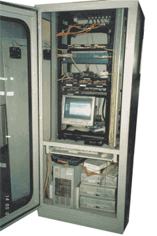 Headend Photo May 2002,
Installed at Codelco Mine,
South America